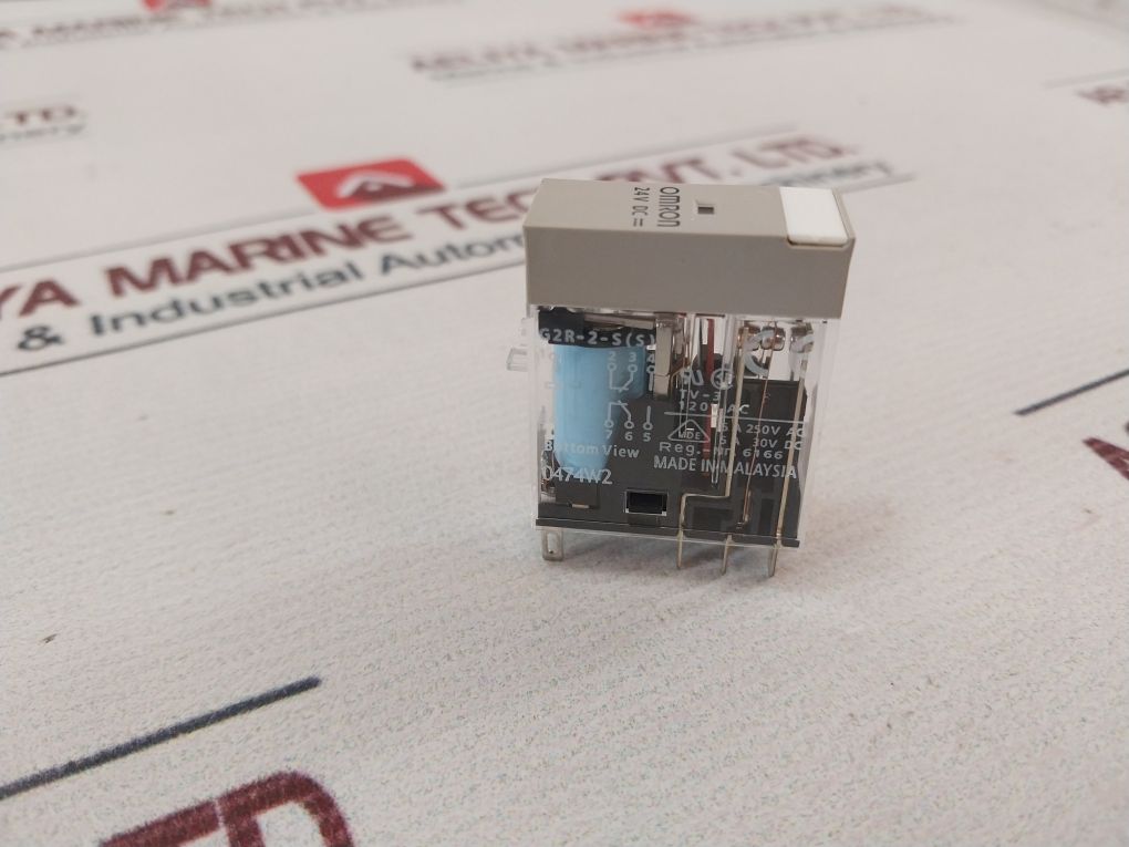 Lot Of 6X Omron G2R-2-s (S) General Purpose Relay