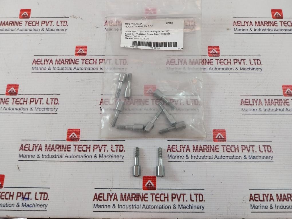 Lot Of 10X Parker Asa2X Stacking Bolts