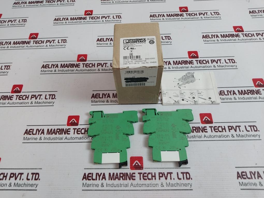 Lot Of 10X Phoenix Contact Plc-bsc-24Dc/21 Relay Base With Socket 29 66 016
