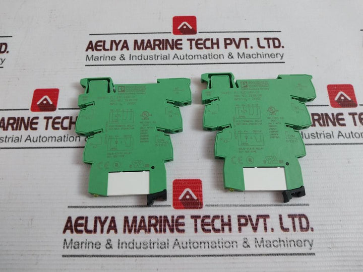 Lot Of 10X Phoenix Contact Plc-bsc-24Dc/21 Relay Base With Socket 29 66 016