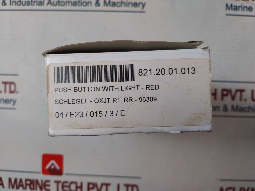 Schlegel Qxjt-rt Push Button Head With Light-red 96309