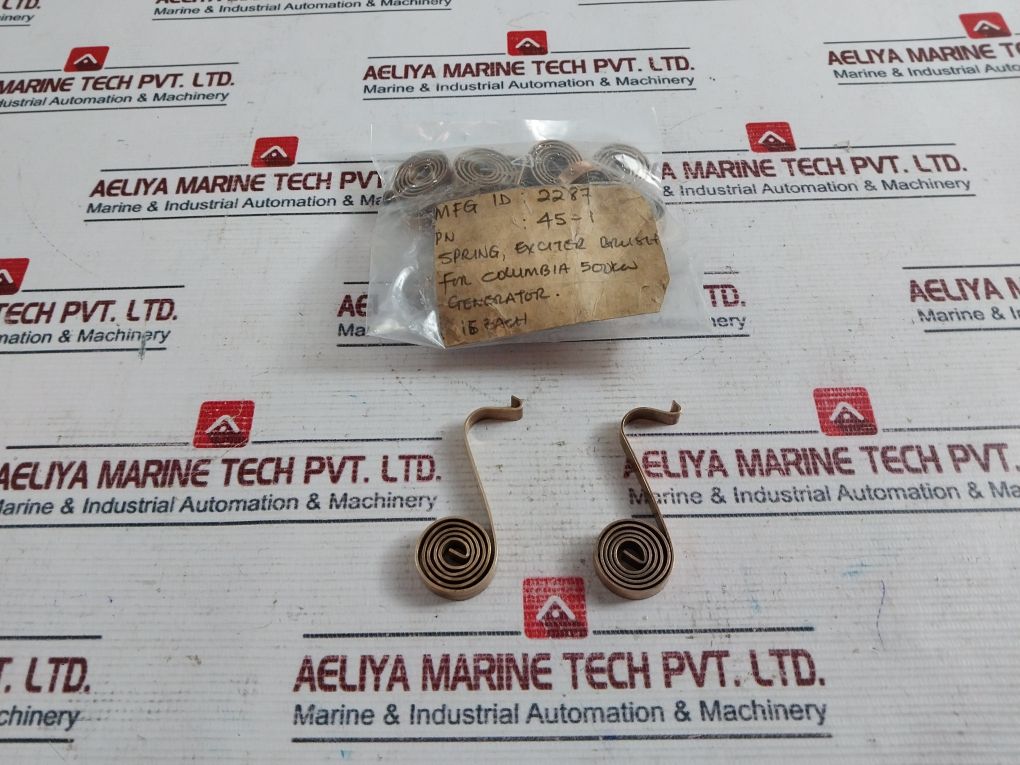 Lot Of 11X 2287 Exciter Brush Spring 500Kw