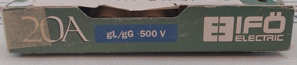 Lot Of 11X Ifo Electric 478220 Diazed Fuse Cartridge Gl/Gg 20A 500V