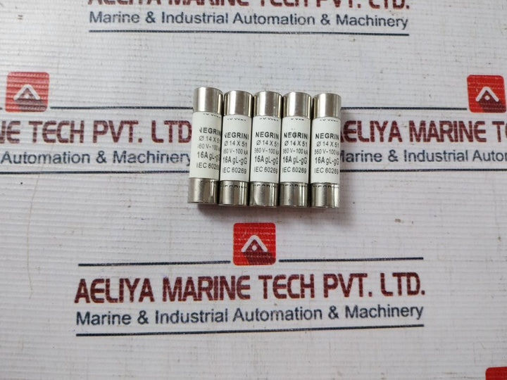 Lot Of 11X Negrin Ø14 X 51 Cartridge Fuse 16A 600V
