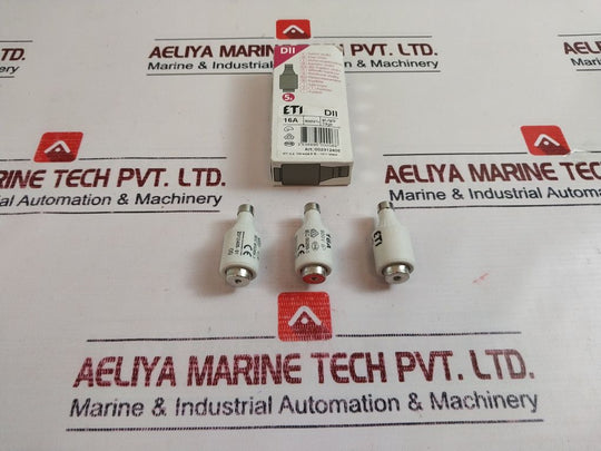 Lot Of 12X Eti 2312405-01 Fuse Links Gg 16A 500V