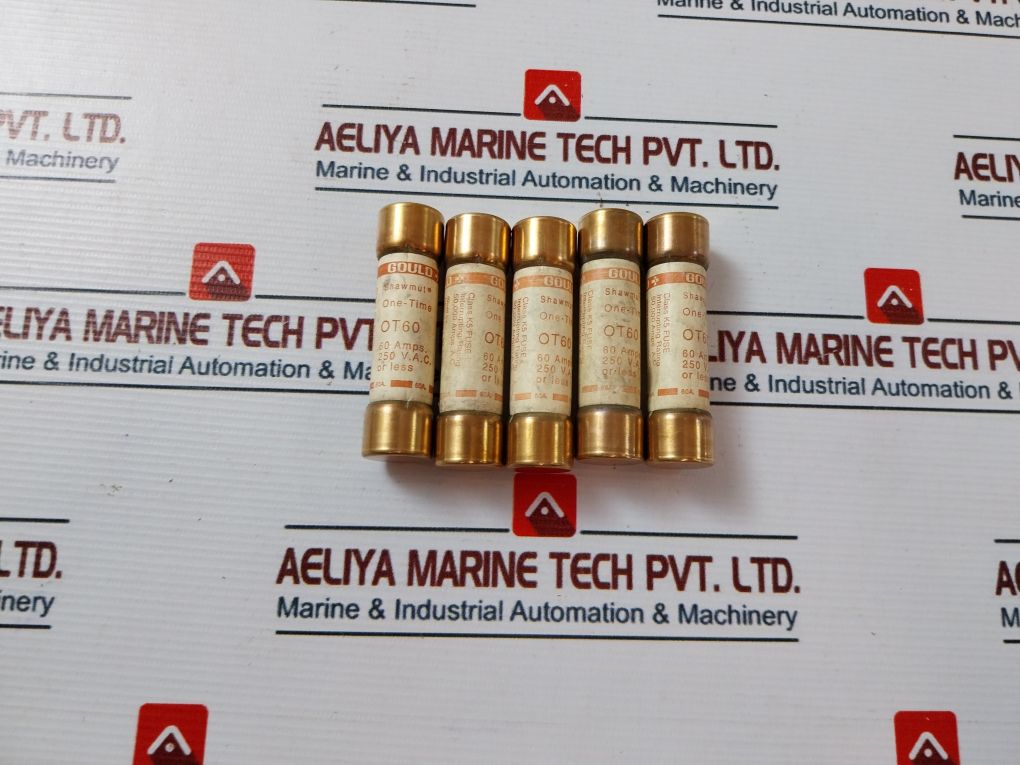 Lot Of 12X Gould Ot60 One Time Fuse 60A 250V Ac