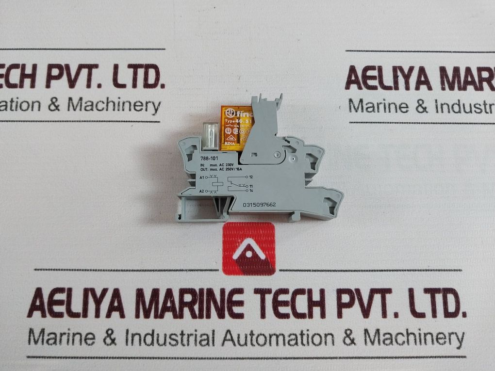 Lot Of 15X Wago 788-101 Socket With 40.51 Relay 10A 250V~