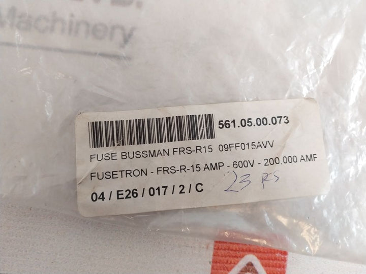 Lot Of 16X Fusetron Frs-r-15 Fuse