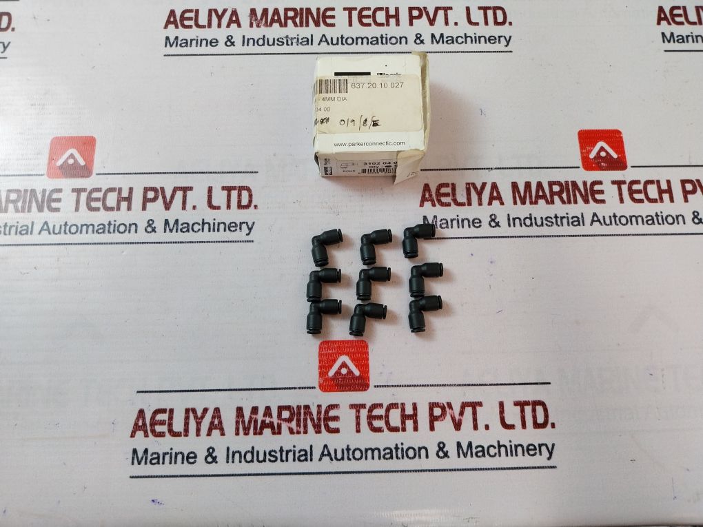 Lot Of 19X Legris Parker 3102 04 00 Equal Elbow 4Mm Dia
