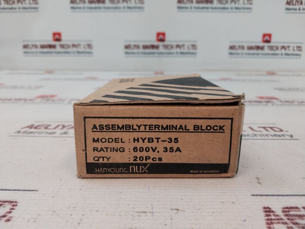 Lot Of 5X Hanyoung Hybt-35 Assembly Terminal Block 35A 600V