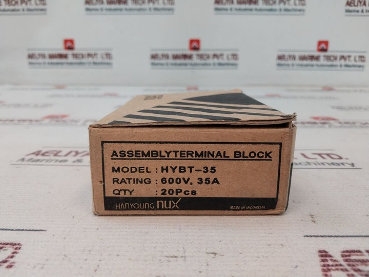 Lot Of 5X Hanyoung Hybt-35 Assembly Terminal Block 35A 600V