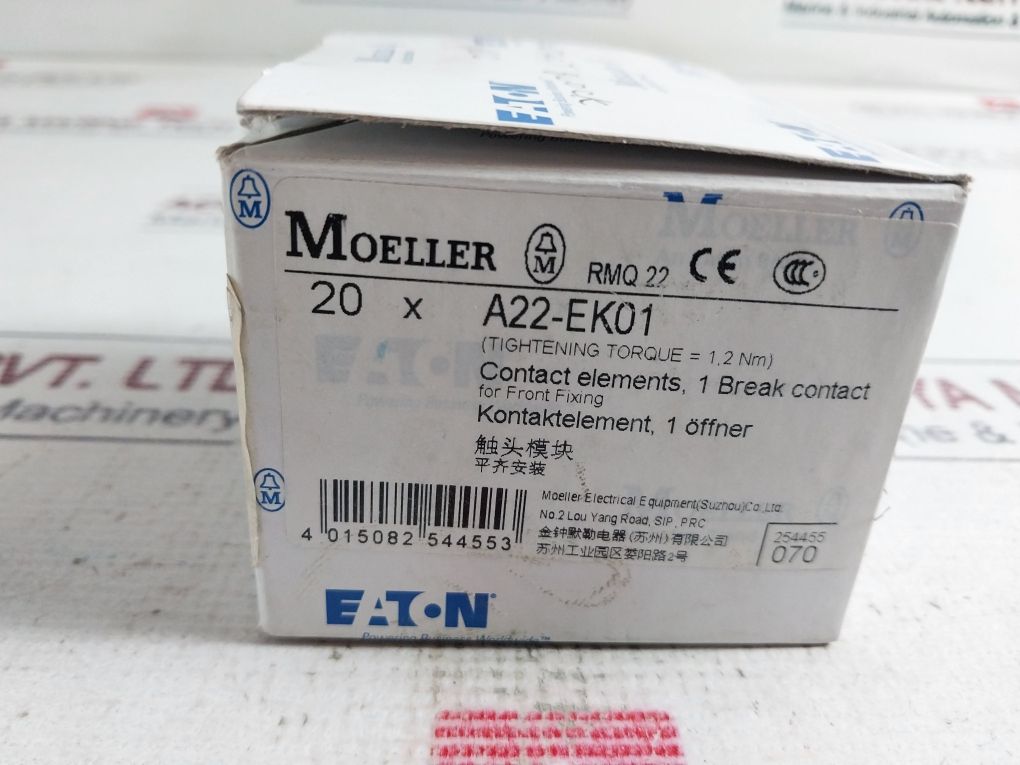Lot Of 20X Moeller A22-ek01 Switch Contact Block