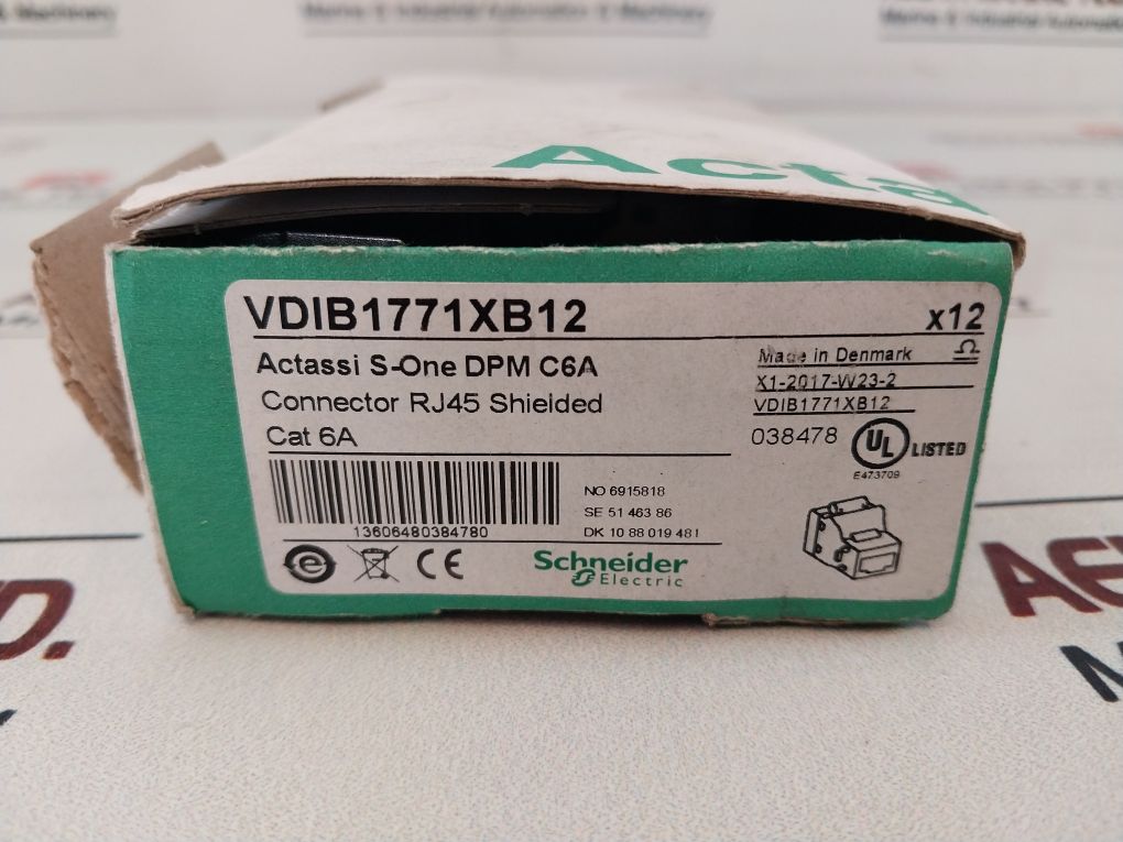 Lot Of 23X Schneider Electric Vdib1771Xb12 Actassi S-one Connector Rj45 Dpm C6A