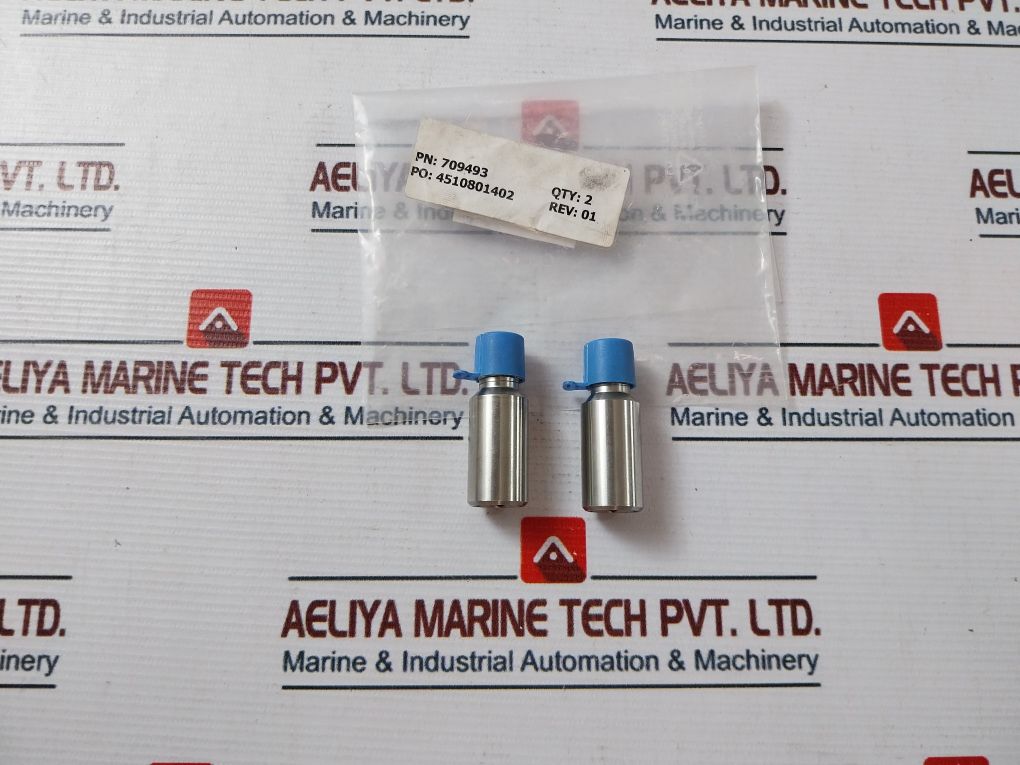 Lot Of 2X 709493 Check Valve Rev: 01