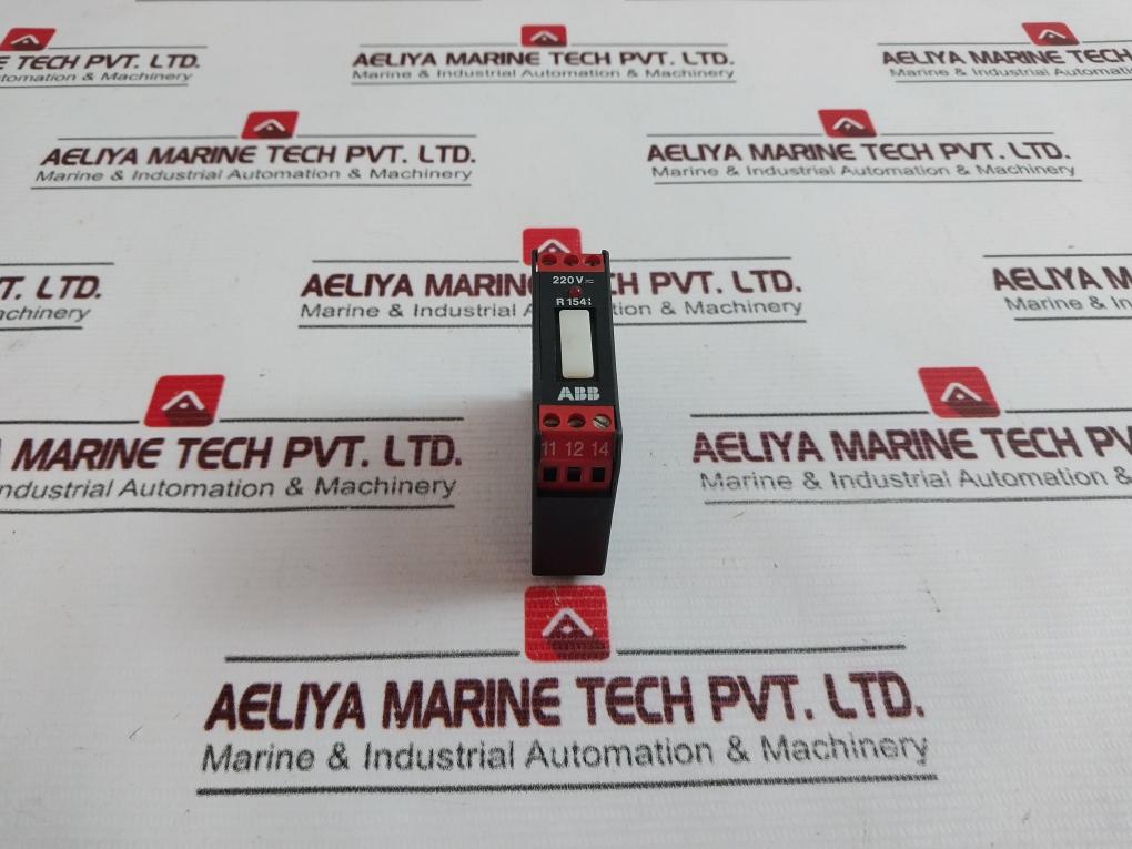 Lot Of 2X Abb R 1541 Interface Relay 220Vdc / Ac 0,5W Ghr 154 1601 R1