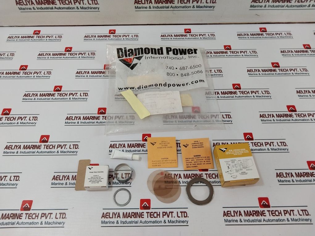 Lot Of 2X Diamond Power 109323-000A Gasket Kit With Guage Glass 109778-010A