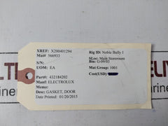 Lot Of 2X Electrolux 4321842-02 Door Gasket