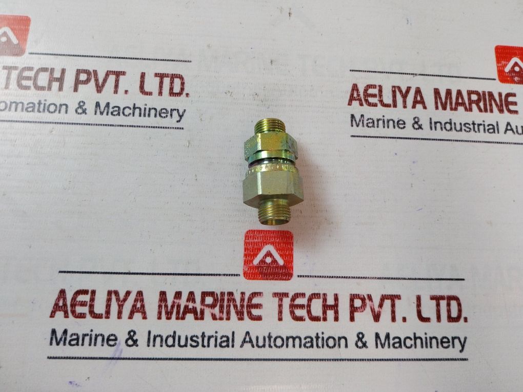 Lot Of 2X Ermeto 0.5 Threaded Male Stud Coupling