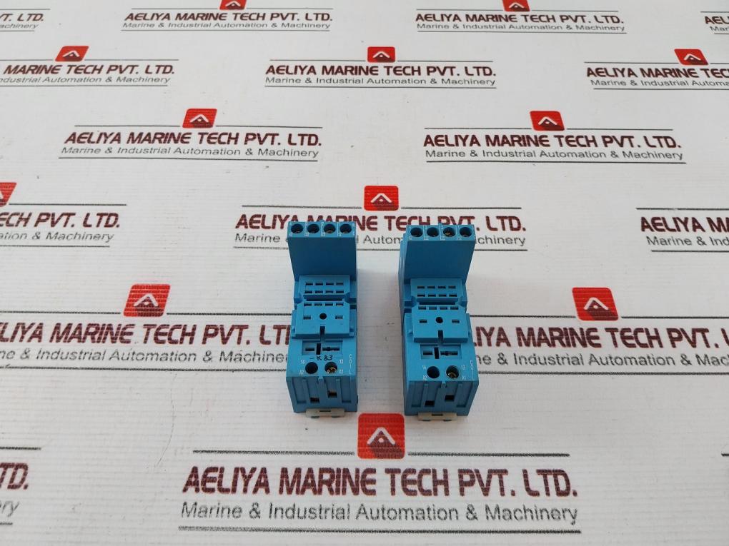 Lot Of 2X Finder 94.04 Relay Socket 10A 250V