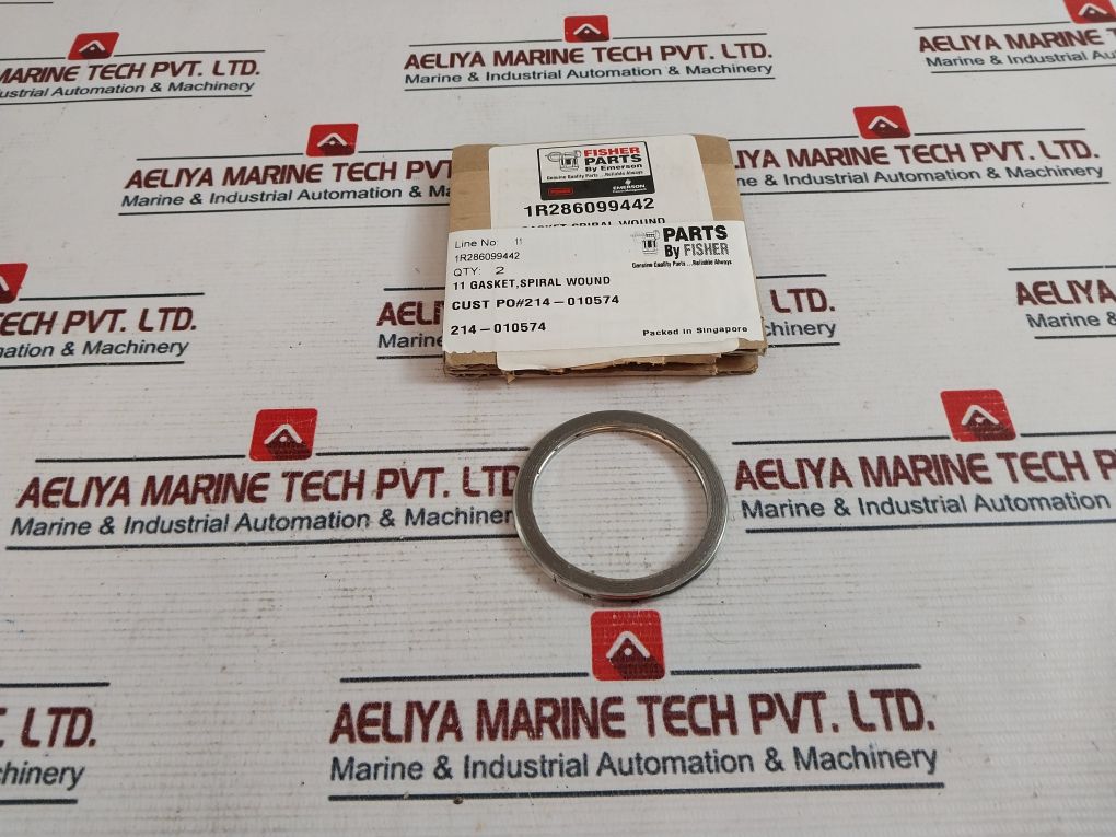 Lot Of 2X Fisher 1R286099442 Gasket Spiral Wound