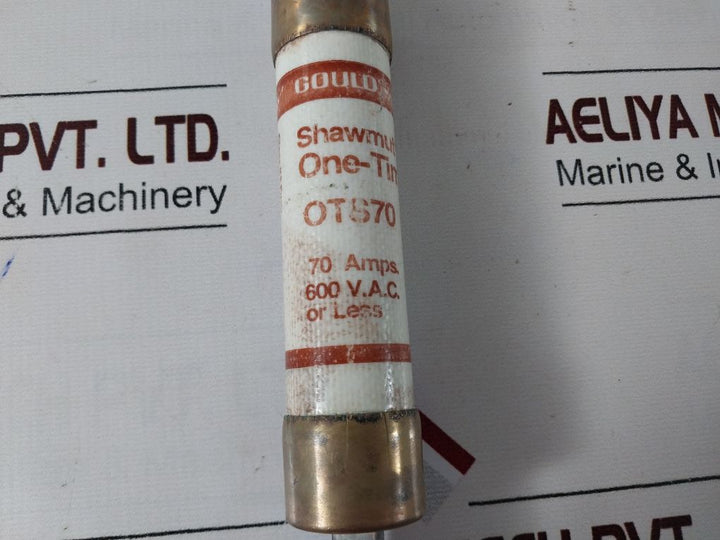 Lot Of 2X Gould Shawmut Ots70 Fuse 70Amp