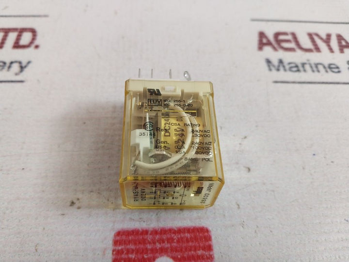 Lot of 2X Idec Ry4S-u Relay 5A 30Vdc
