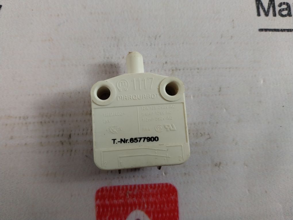 Lot Of 2X Marquardt 1117 Micro Switch 12A 125-250V Ac