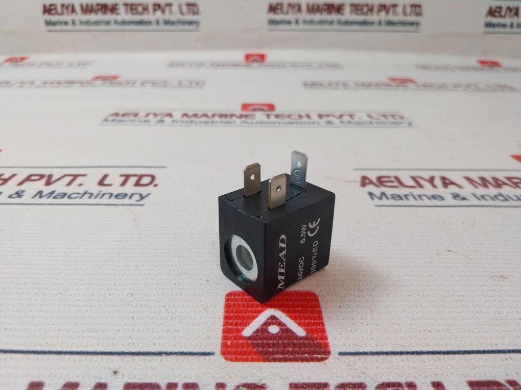 Lot Of 2X Mead 24Vdc Solenoid Coil