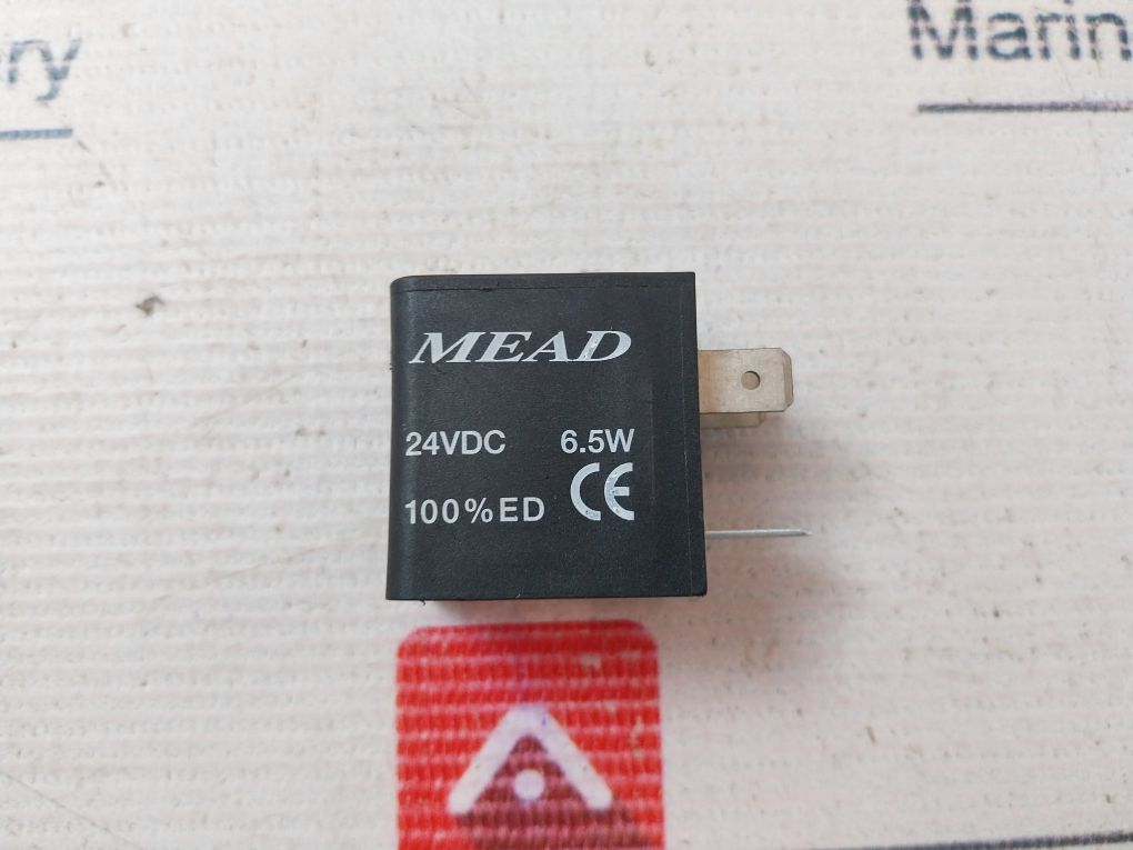 Lot Of 2X Mead 24Vdc Solenoid Coil