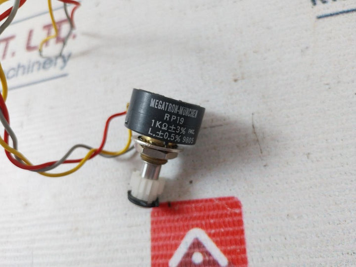 Lot Of 2X Megatron-munchen Rp19 Potentiometer