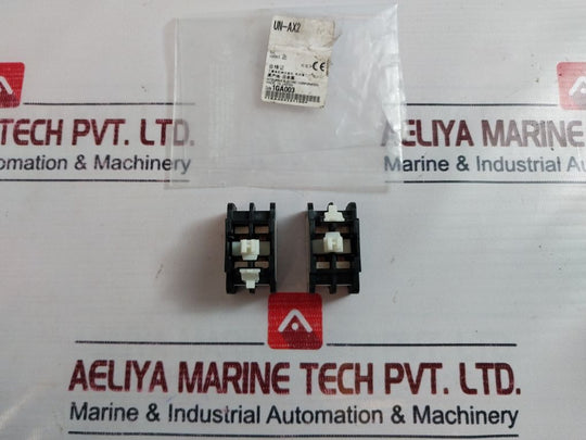 Lot Of 6X Mitsubishi Un-ax2 Auxiliary Contact Block
