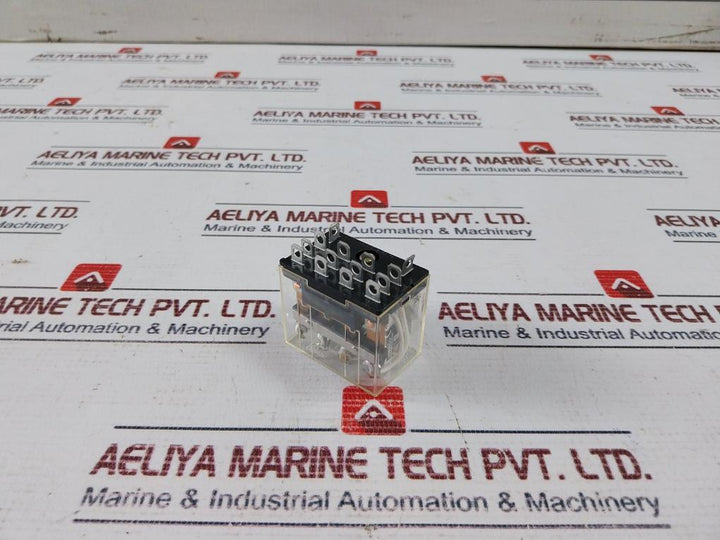 Lot Of 2X Omron Ly4 Relay 10A 100/110 Vac