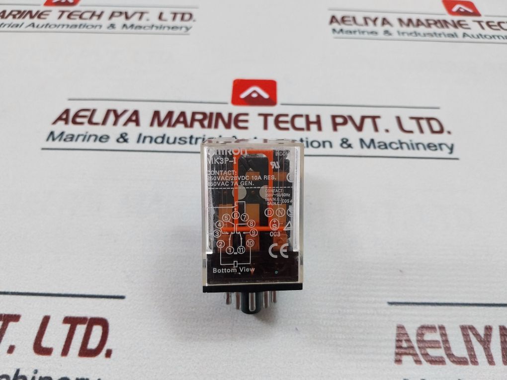 Lot Of 2X Omron Mk3P-i Relay 250Vac/28Vdc 10A