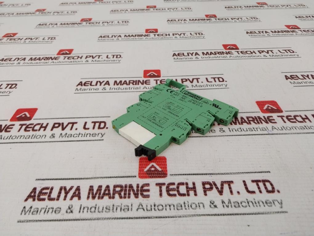 Lot Of 2X Phoenix Contact Plc-bsc-24Dc/21 Interface Relay Module 250Vac/6A
