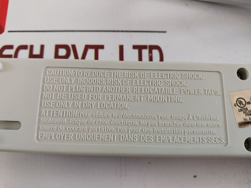 Lot Of 2X Power First Outlet Strip
