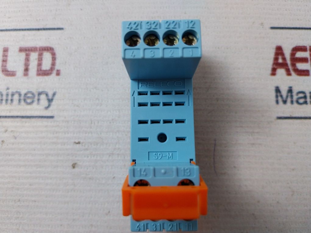 Lot of 2x Releco S9-m Relay Socket