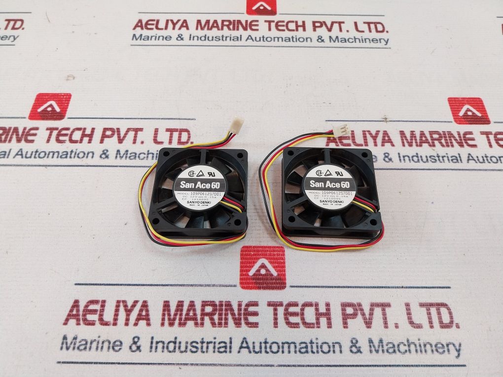 Lot Of 2X Sanyo Denki 109P0612S7D01 Cooling Fan