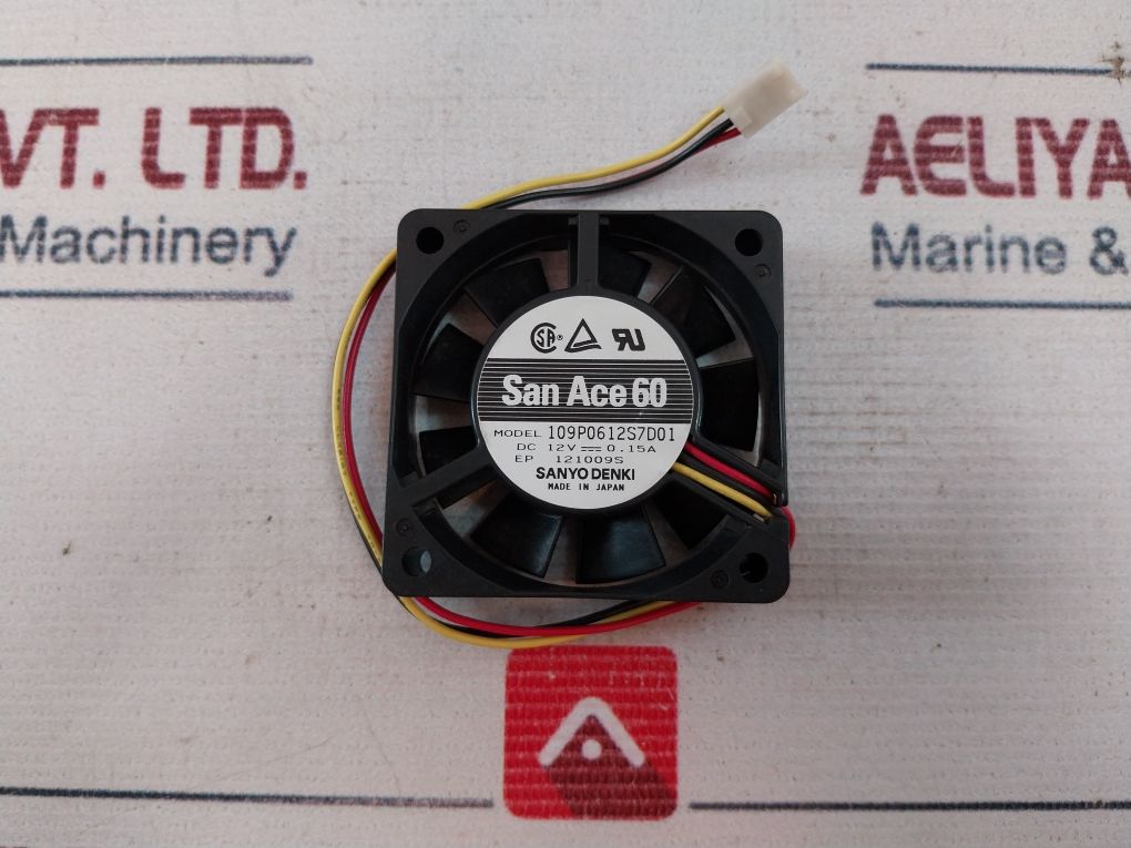 Lot Of 2X Sanyo Denki 109P0612S7D01 Cooling Fan