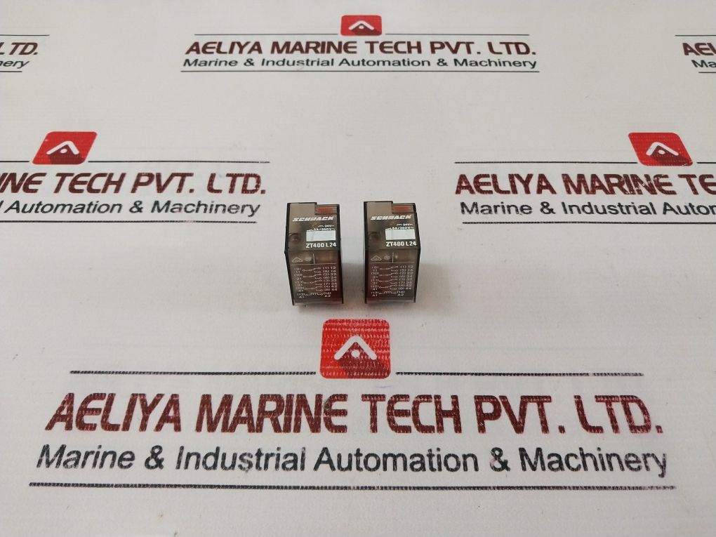Lot Of 2X Schrack Zt400 L24 Relay 24V 5A250V
