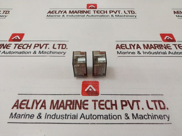 Lot Of 2X Schrack Zt400 L24 Relay 24V 5A250V
