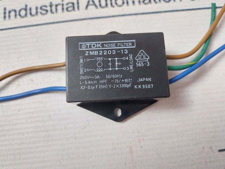 Lot Of 3X Tdk Zmb2203-13 Noise Filter 250V~ 3A