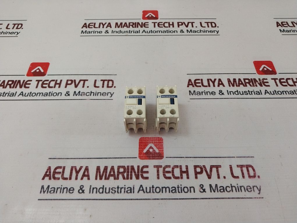 Lot Of 2X Telemecanique/Schneider Electric La1 Dn11 Auxiliary Contact Block 10A