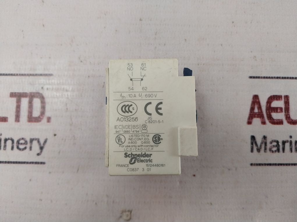 Lot Of 2X Telemecanique/Schneider Electric La1 Dn11 Auxiliary Contact Block 10A