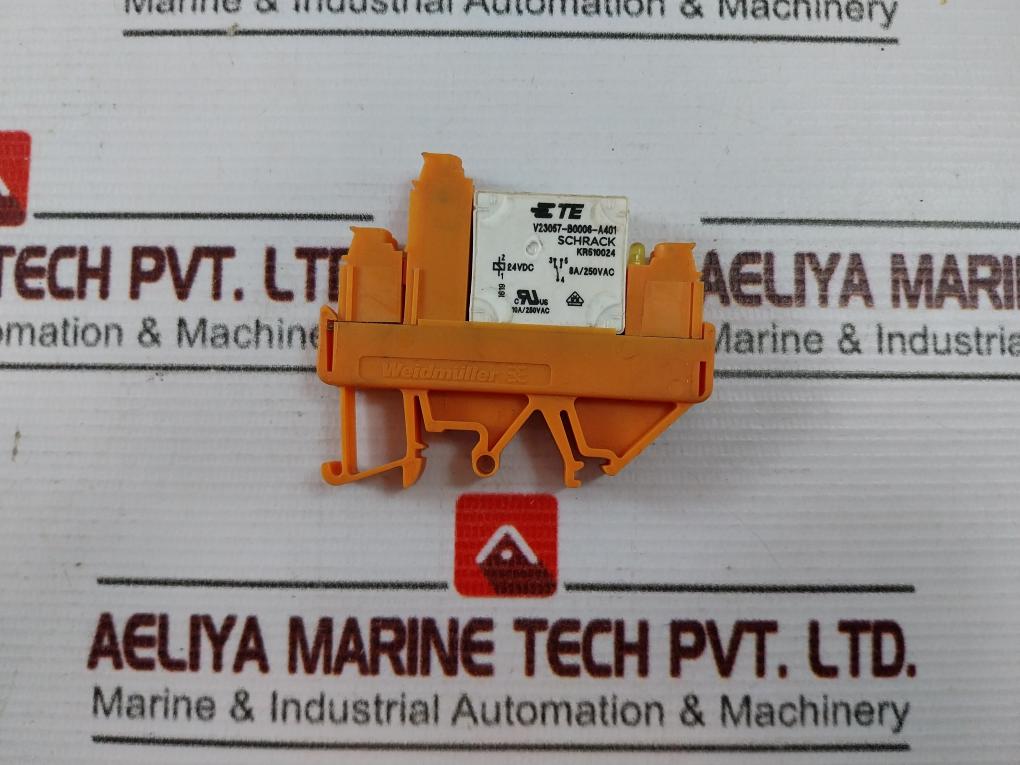 Lot Of 2X Weidmuller 8615320000 Relay With Socket 10A 250Vac