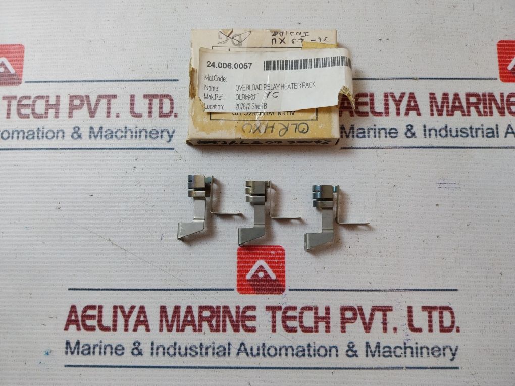 Lot Of 3X Allen West-eac Olrhyc Overload Relay Heater Pack