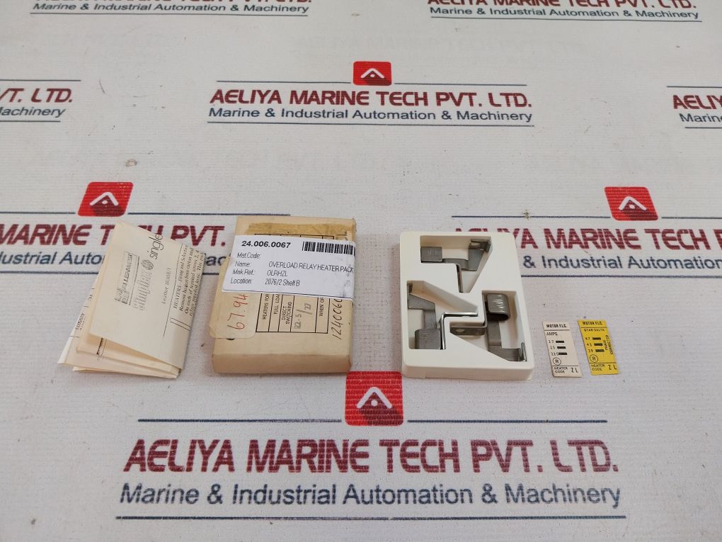 Lot Of 3X Allen West-eac Olrhzl Overload Relay Heater Pack
