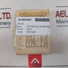 Lot Of 3X Allen West-eac Olrhzl Overload Relay Heater Pack