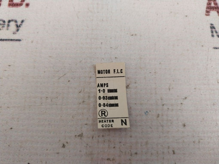 Lot Of 3X Allen West Olrhn Heaters For Olspr Overload Unit