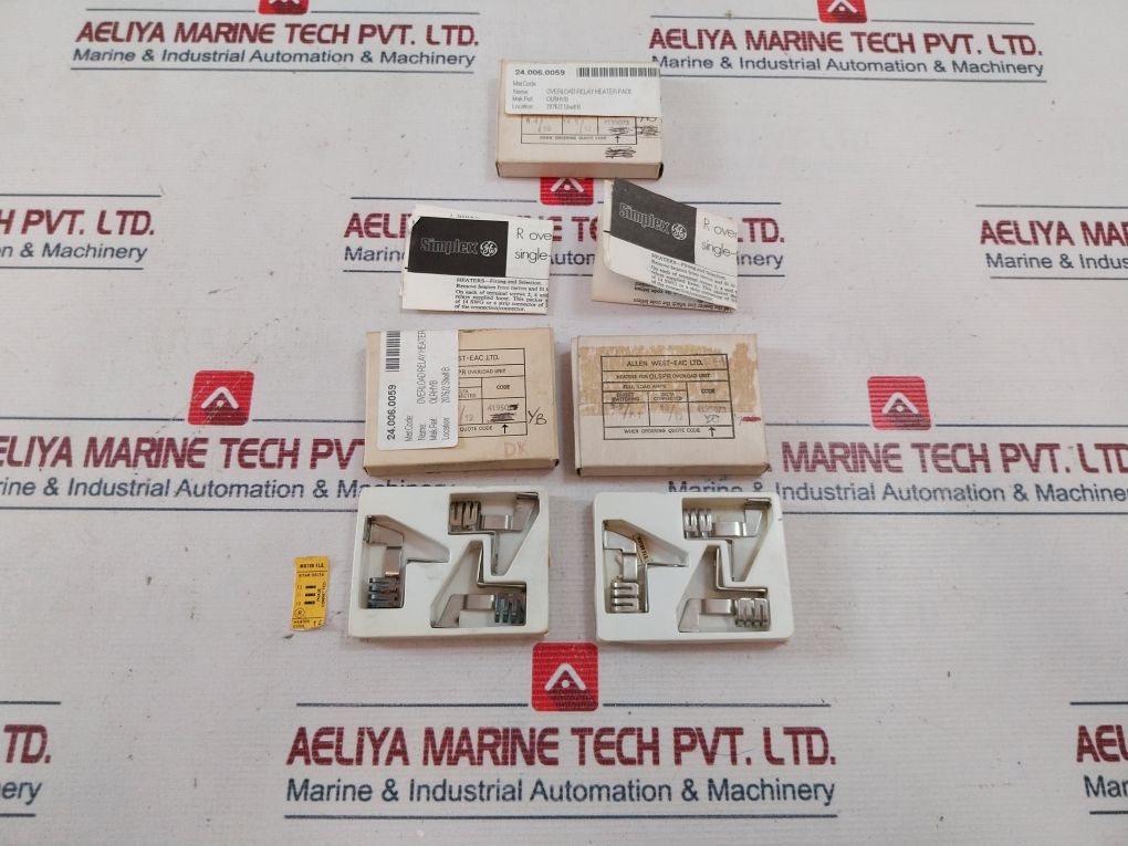 Lot Of 3X Allen West Olrhyb Overload Relay Heater Pack