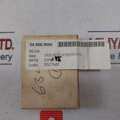 Allen West Olrhye Overload Relay Heater Pack